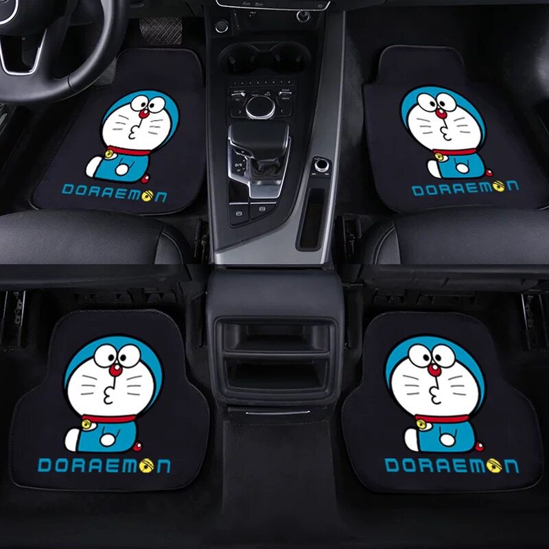 Cartoon cute carpet car mat couple women universal floor mat car interior products car accessories