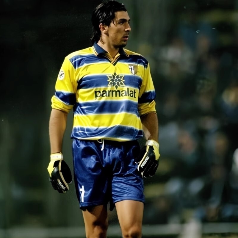 Palma Retro Style Football Goalkeeper Jersey 90S Long-Sleeved No. 1 Buffon Buffon Goalkeeper Jersey