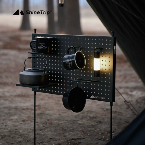 Дорожное универсальное снаряжение для кемпинга, система хранения, портативная подвесная доска, стенд, полочное освещение