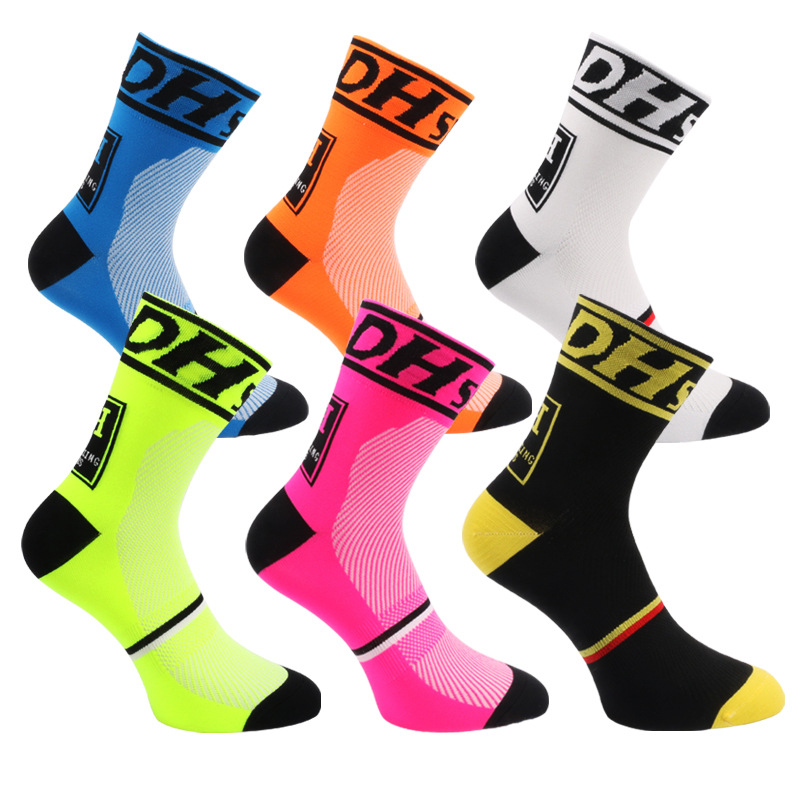 Middle tube outdoor sports Bicycle riding socks Cross-country running Basketball Outdoor sports equipment Marathon socks