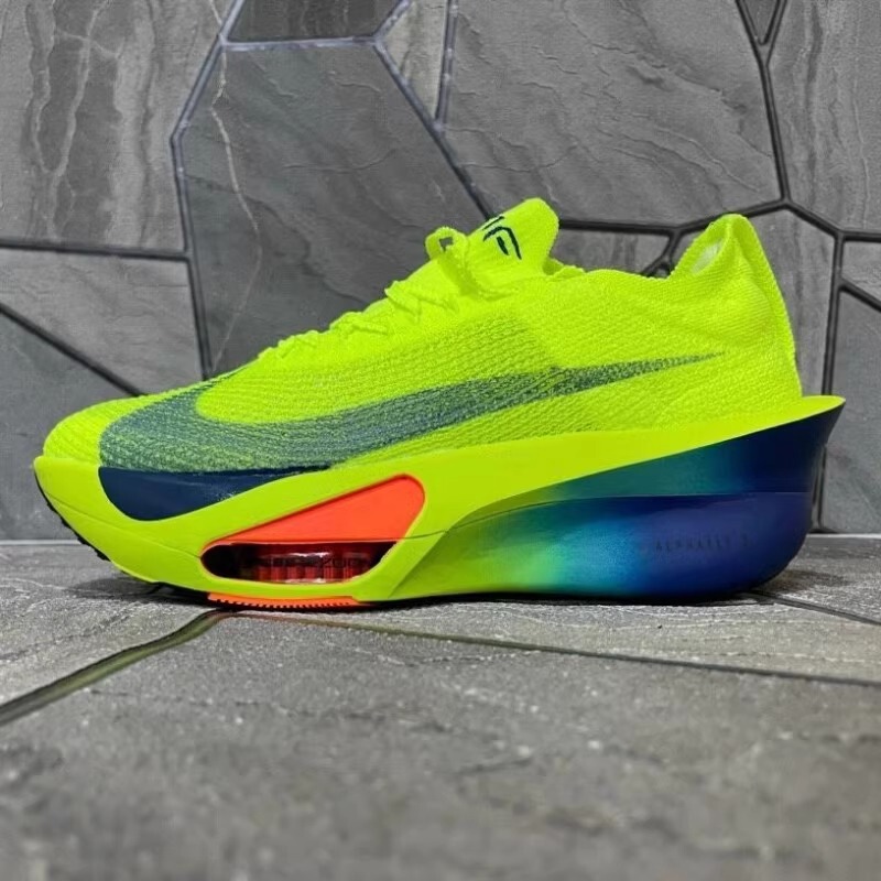 Nike Zoom Alphafly Next% Volt Nike Alpha 3 Carbon Plate Professional Marathon Running Shoes