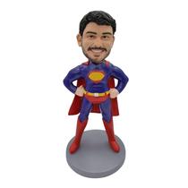 Customized soft clay doll clay figurine sculpture real-life hand-made gift bobbleheads Superman style