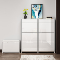 Ultra-slim shoe cabinet door-to-door entry 17cm Economy type door hall cabinet Large capacity tipping bucket shoe cabinet Xuanguan cabinet