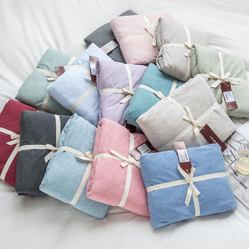 Tianzhu cotton mattress cover single piece cotton 1 5m non-slip mattress protector pure cotton knitted cotton bedspread 1 8m can be customized