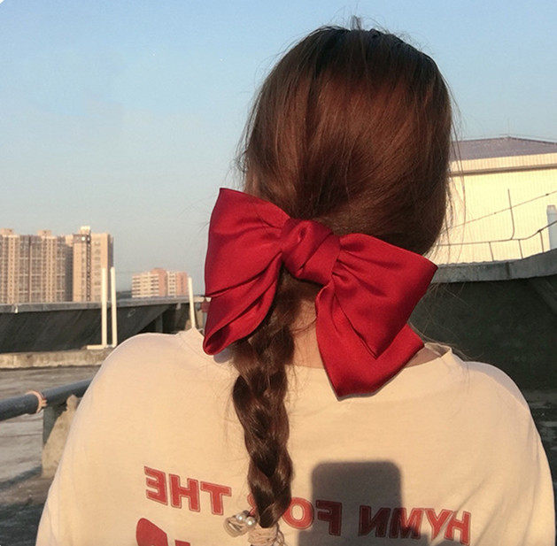 Large Butterfly Knots Hairpin Clip rear Brain Spoon Fairy senssen female Department Half Maruber Side clip teenage girl 20G