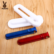 Handmade leather tools Japanese pen cover shaping mold vegetable tanning cow leather diy layout drawing grid sample