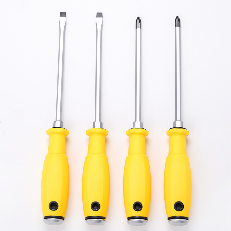 Tappable screwdriver piercing screwdriver one-word cross taper super hard industrial grade set boring tool