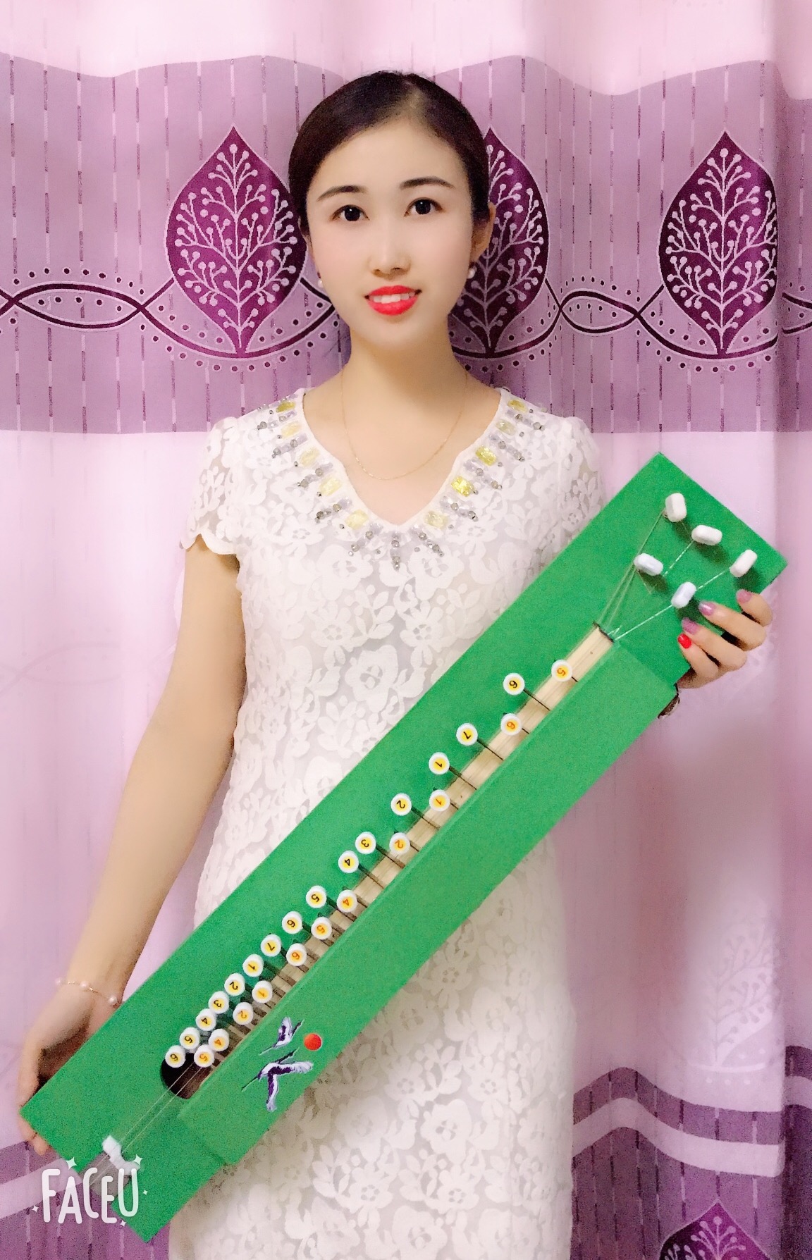 Musical Instrument Phoenix Qin Five-stringed Violin Taisho (2 sets of string shrapnel instruction manual)