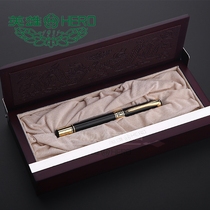 HERO HERO Pen 14K gold pen 1117 gift pen adult business office calligraphy writing practice pen mens signature pen ink pen ink pen gift box custom logo free lettering