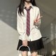 Japanese jk uniform jk shirt long sleeve short skirt pleated skirt