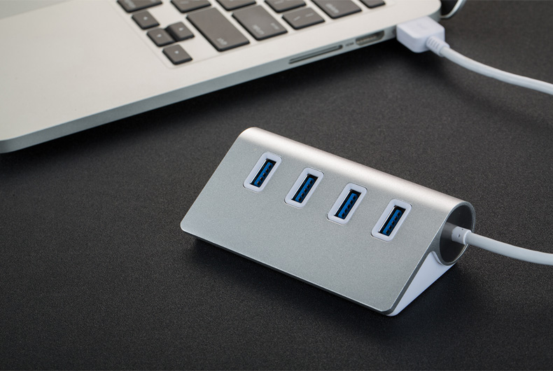 USB3 0 extension cord one drag four-seven computer high speed usb hub expansion multi-interface hub aluminum alloy