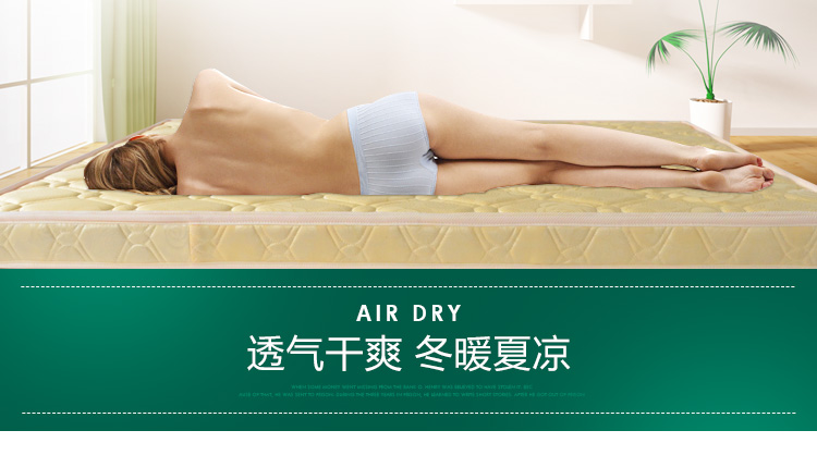 Nệm xơ dừa 1,2 m 1,5 m nâu pad cọ 1,8 đơn đôi 10 cm nệm cứng pad - Nệm nệm memory foam