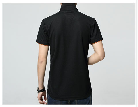Mùa hè ve áo ngắn tay áo polo trẻ trung Slim Led áo thun nam màu trơn thường áo sơ mi cổ áo áo cotton nam