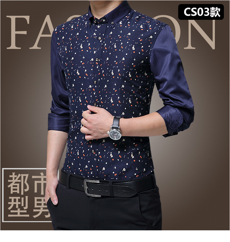Mùa sơ mi dài tay Slim nam Oxford quay trẻ thanh niên Hàn Quốc ủi miễn phí thường xuyên nam cổ áo sơ mi dài tay áo sơ mi mua áo sơ mi