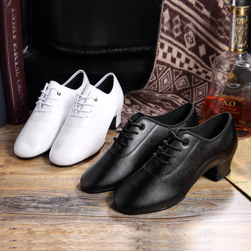 Male Latin Dance Shoes Fire Exploits Adults Follow teachers' Shoe Competition Performance Special Soft Bottom Comfort Manufacturer Direct
