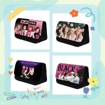 blackpink pencil case pen bag large capacity girl multifunctional star perimeter should be available in Korean version lead pencil case