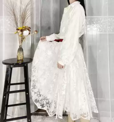 Spot drop(small white and small black)Han element short shirt three-point horse face skirt spring, summer and autumn white black petticoat