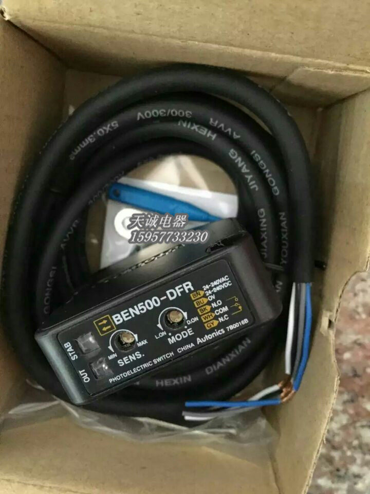 Original Bottling Oonix BEN500-DFR Photoelectric Sensors Built-in Timer Type