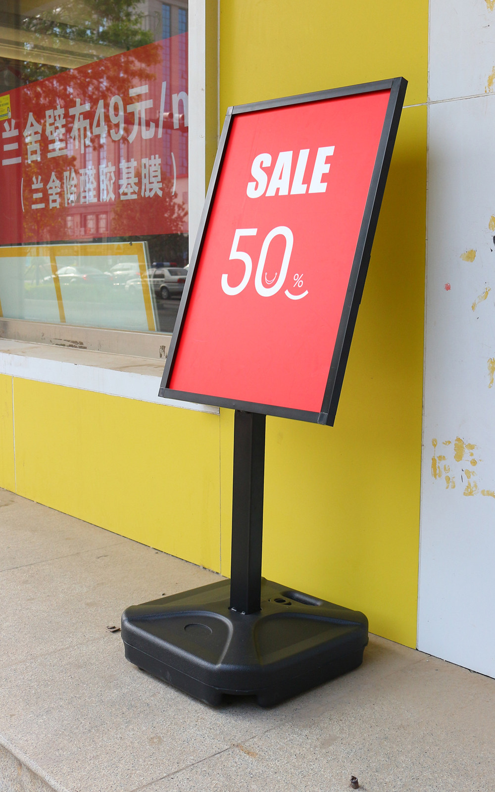 Outdoor Windproof Advertising Rack Exhibition Boards Floor Water Board Show Signs Vertical Billboards Display Cards Portable