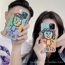 Graffiti boys and girls for Apple 13 12 11promax phone case iPhone87plus couple x xr