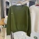 Seamless one-piece autumn and winter new women's fashionable and simple round neck pullover sweater sweater top woolen sweater soft and waxy