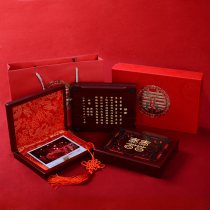 Customized wedding supplies knot hair box knot hair couple box marriage collection box marriage certificate box marriage certificate box newly married