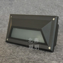 Convex foot lamp corner lamp 225*125mm outdoor wall-mounted side wall lamp black white