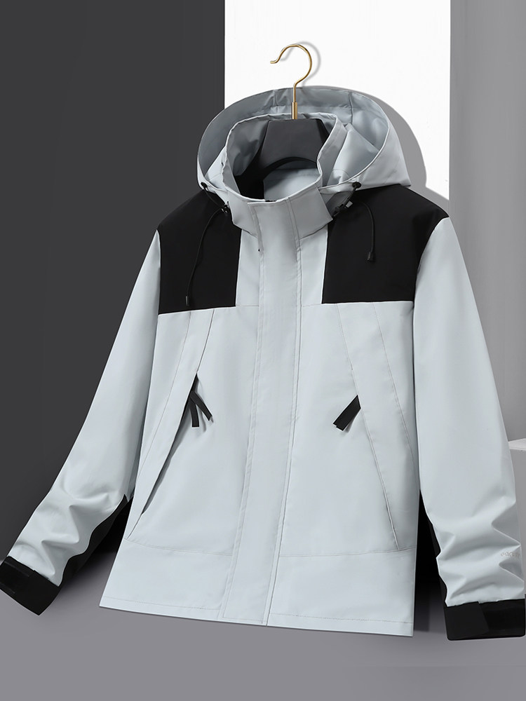 American Style Jacket 2023 Outerwear for Men and Women Trendy Brand New Spring and Autumn Thin Jacket Couple Outdoor Windproof Waterproof Large Size