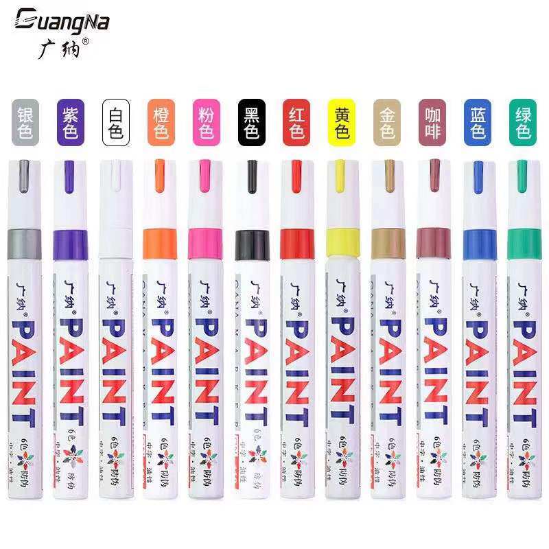 12 Guanna paint pen SP-110 Tire pen tonic lacquered pen white note pen wipe with no oily pen