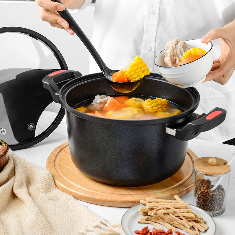 French Sabadi 24CM binaural household multi-function micro-pressure cooker Non-stick cooker Induction cooker Gas stove universal pot