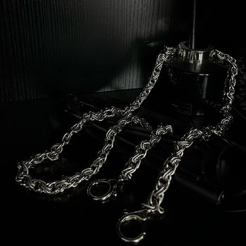Jcaesar trouser chain heavy industry customized snake bone shape