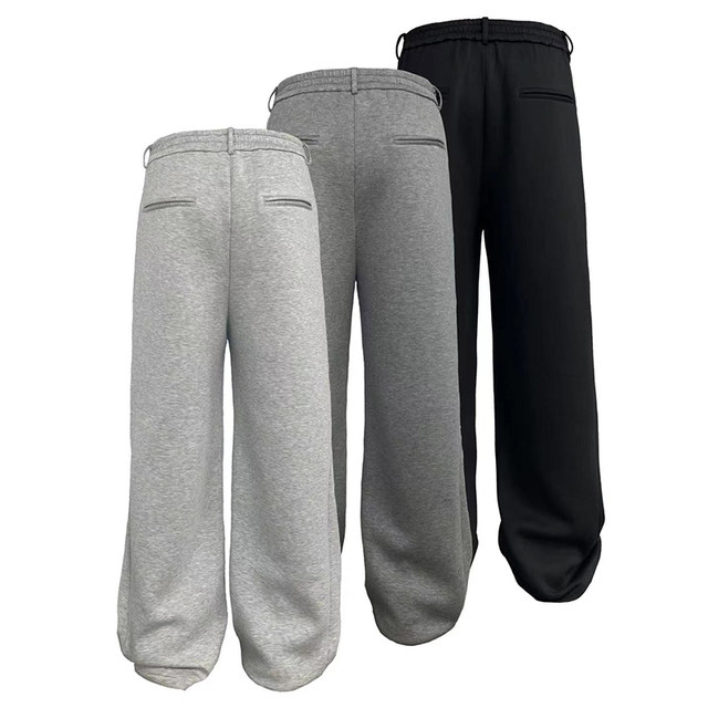 JCAESARCASUALSWEATPANTS space cotton silhouette sweatpants bootcut sweatpants casual and comfort pockets