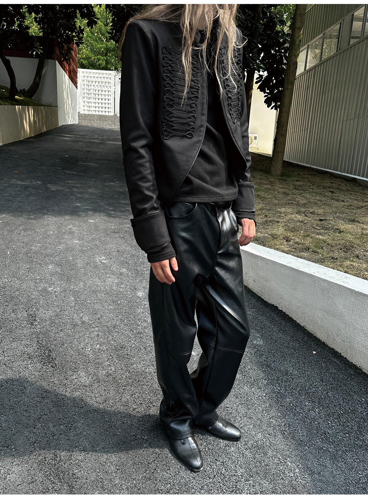 JCAESAR Slim-Fit Paneled Jacket