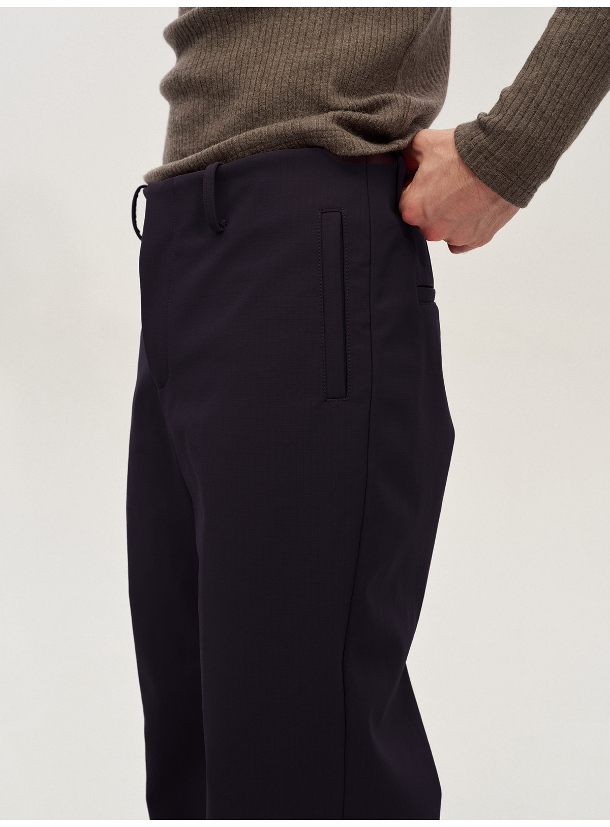 JCAESAR Straight-Leg Plaid Dress Pants