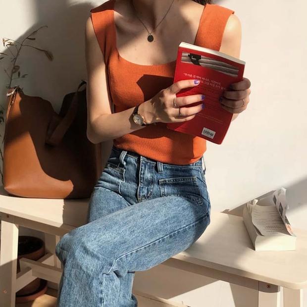 Áo yếm hoang dã hè 2018 Hàn Quốc ngắn mỏng Slim kẹo màu đan đáy áo áo nữ