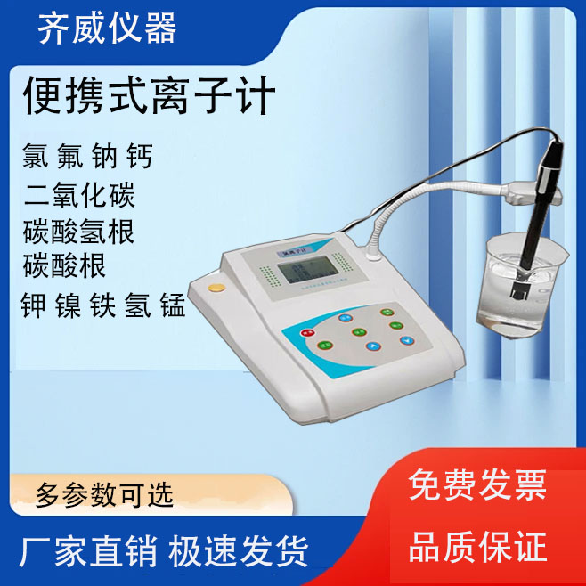氯离子计钠离子氟离子钙/铜/钾/碘/碳酸根镉二氧化碳快速测定仪