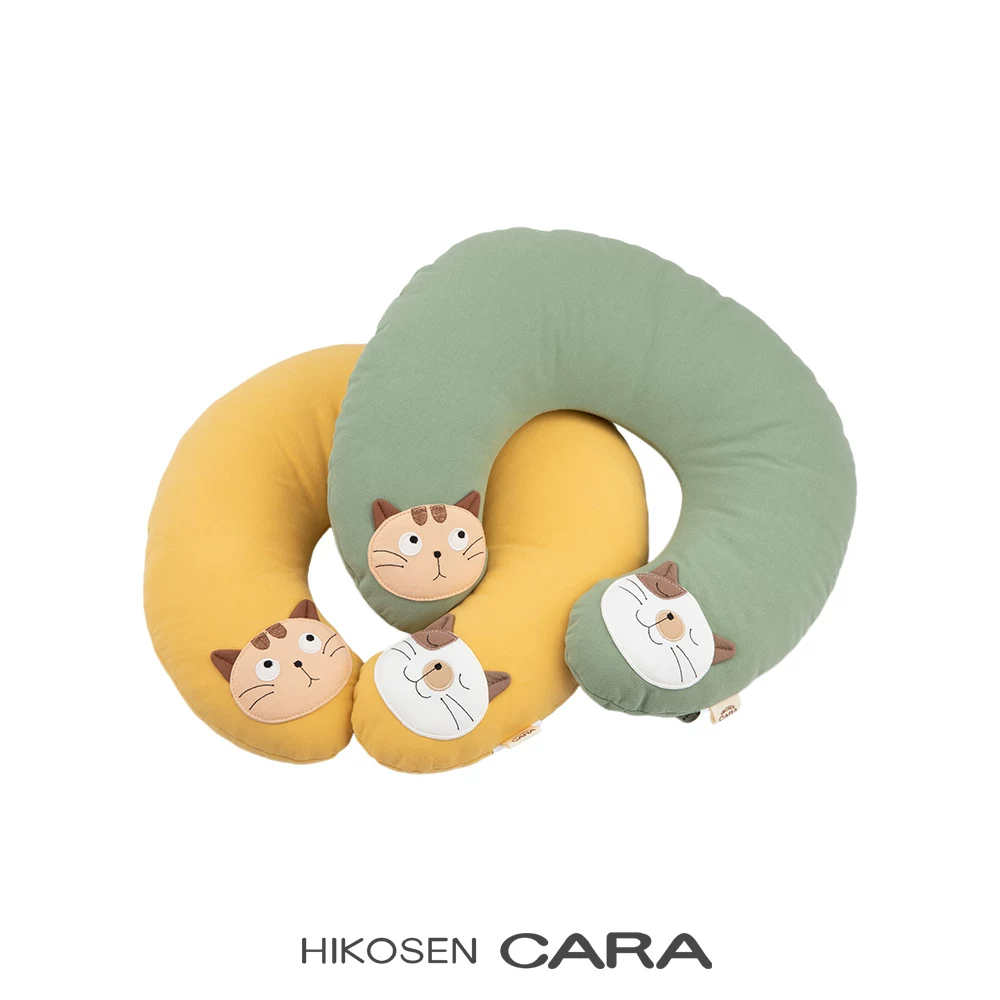 Подушка для шеи HIKOSEN CARA для путешествий, самолёт, для сна, с защитой шеи