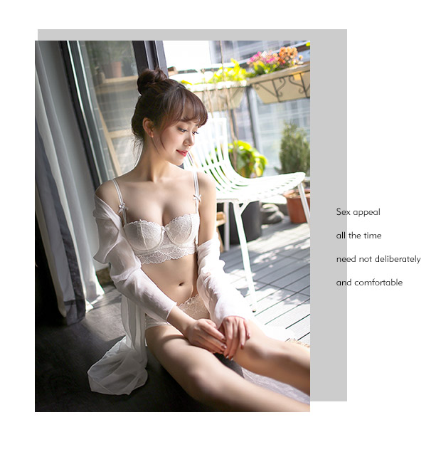 1/2 nửa ly ren đồ lót gợi cảm ngực nhỏ màu đỏ tập hợp áo ngực Điều chỉnh năm phần ngực lớn phần ngực áo ngực mỏng đồ lót ren