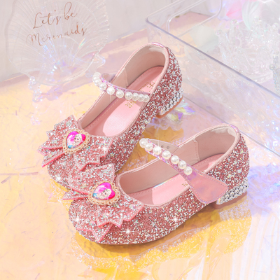 High Heel Elsa New Arrival Dance Children's Leather Shoes — 5