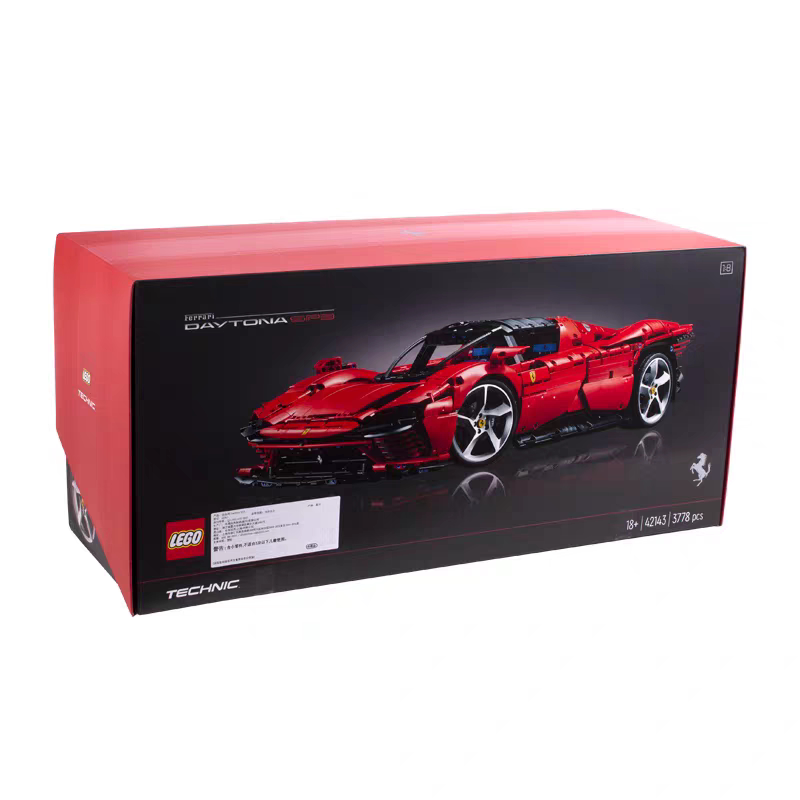 Technology and Engineering Set 42143 Ferrari Sp3 Racing Car Assembly Sports Car Model Boy's Gift Technology and Engineering Set 42143 Ferrari Sp3 Racing Car Assembly Sports Car Model Boy's Gift