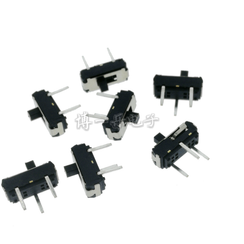 Toggle switch MSS12D17 handle height 2MM vertical dislocation three-legged slide switch 3P2T two gear 2H