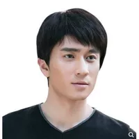 Мужской парик с ультракороткими волосами, модная интернет-знаменитость Douyin в том же стиле, унисекс, красивый, пушистый, моделирующий лицо, естественный и реалистичный полный головной убор
