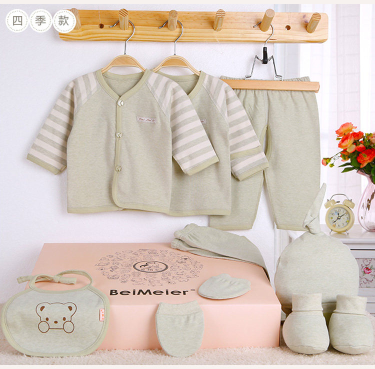 Coffret cadeau pour bébé coton en coton biologique - Ref 1957219 Image 18