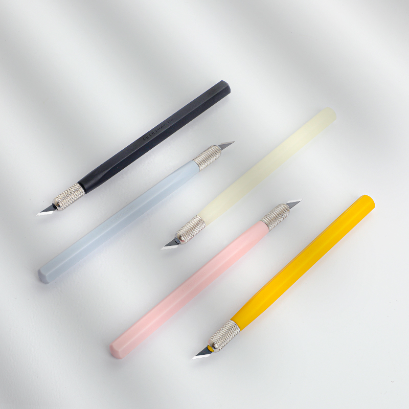 Japanese Ferrolan pen knife hand account engraving knife DIY tape cutting paper cutting knife girl small fresh cute art mini carving knife student with hand knife creative small art knife express knife