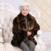 Áo khoác lông mùa đông nữ 2017 mới trung niên giả lông nhung để tăng độ dày cho mẹ. áo lông thú Faux Fur