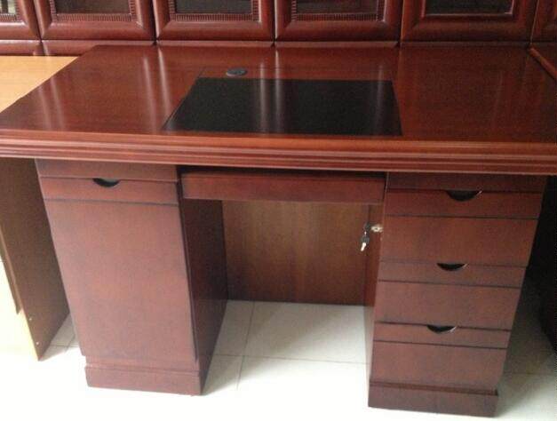 Desk Paint Wood Leather Staff Desk Computer Desk Boss Table Modern Home Desk Desk Office Furniture