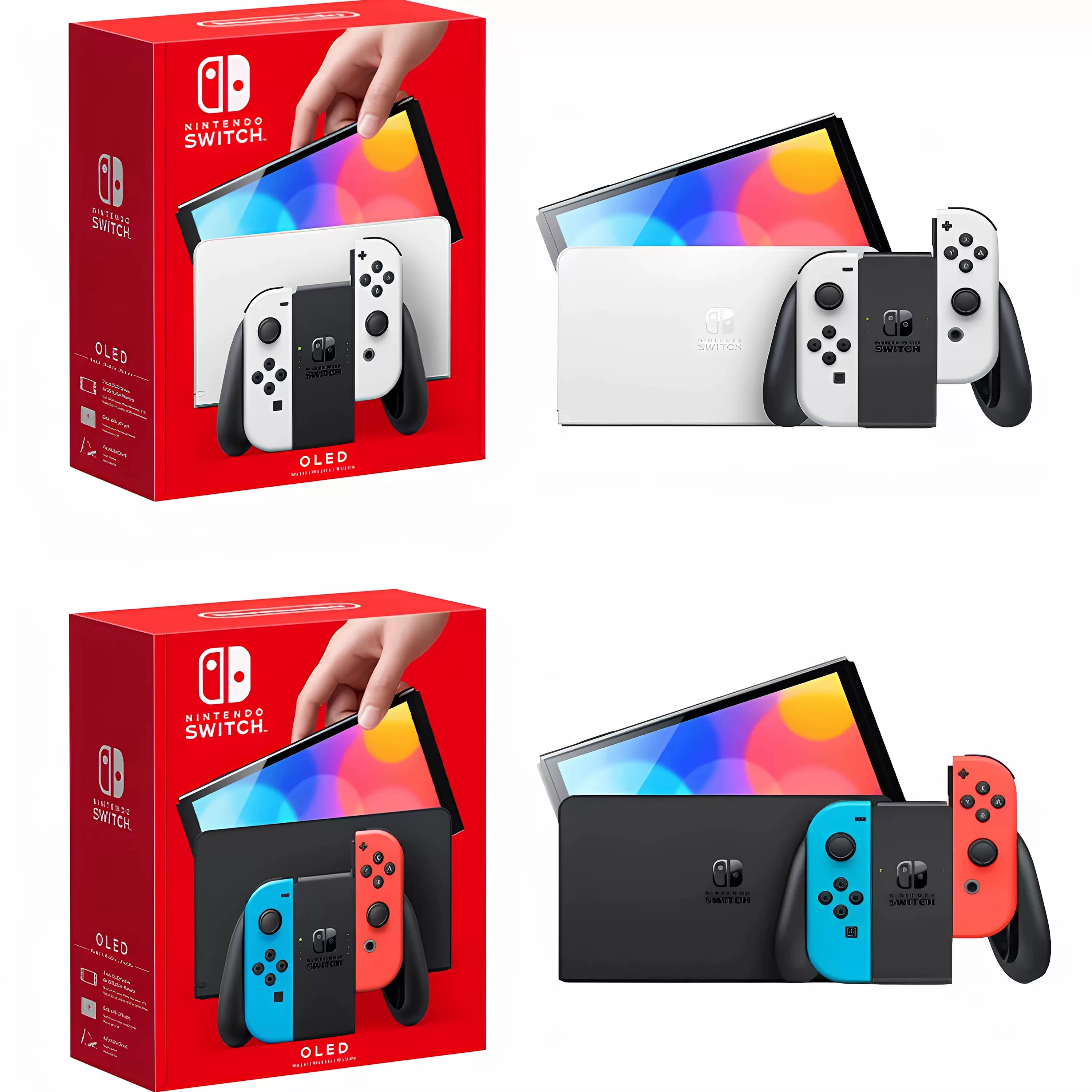 Новая оригинальная японская версия Nintendo Switch OLED с двумя системами, сенсорная игровая портативная консоль NS с автономной работой