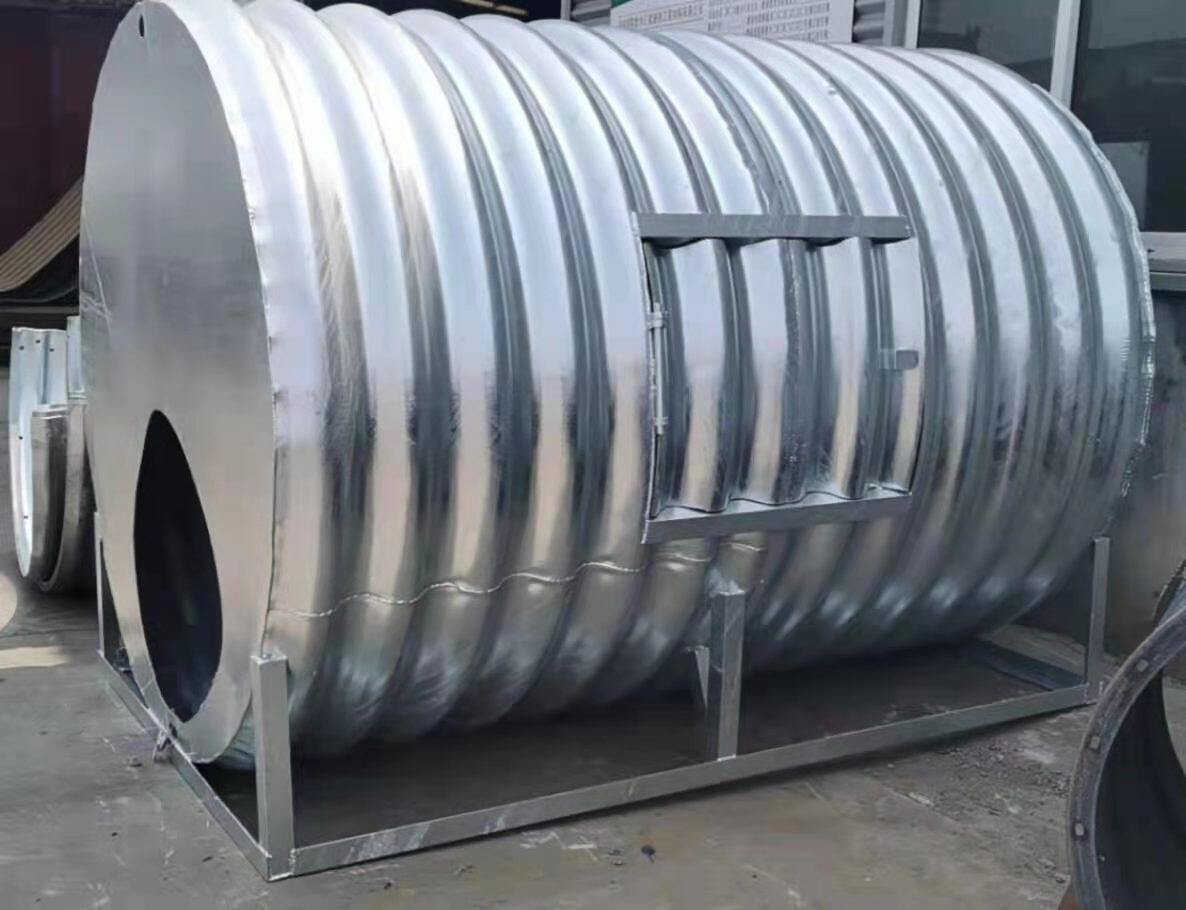 Guangxi Escape Uk Large Caliber Piping Rescue Steel Corrugated Steel Tube Tunnel Safety Emergency Escape Cabin Manufacturer Customized