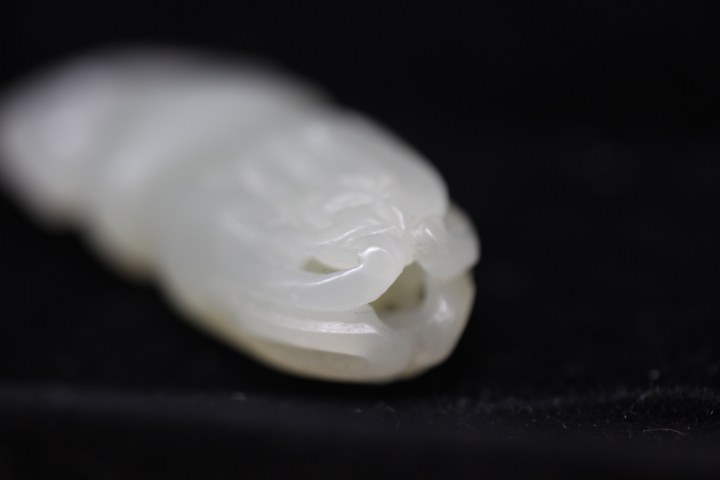 (Folklore) Ancient Jade and Tian Shan material Buddha's hand hanging means one of the three longevity