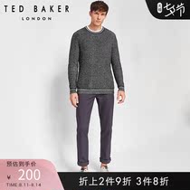 TED BAKER MENs fashion simple STRAIGHT CASUAL pants